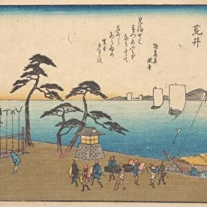 東海"十三次　'井 Arai Edo Period
