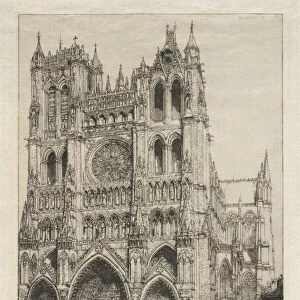 Amiens Cathedral Inventory Day 1887 Auguste Louis Lepere