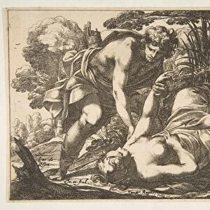 Apollo Clytie 1606 Etching second state two Robert-Dumesnil