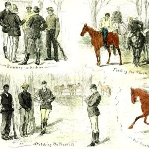 australia, victoria, black trackers, 1881, the track, instructions, finding, horses