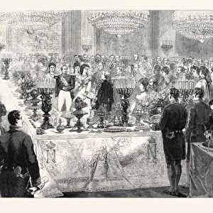 Ball Supper in the Galerie De Diane, at the Tuileries, Paris, France, 1869