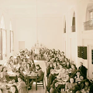 Beirut Junior Girls College dining hall interior