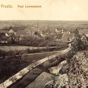 Buildings Lommatzsch 1908 Landkreis MeiBen