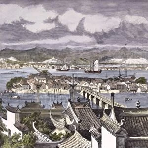 City of Foochow, engraving 1884