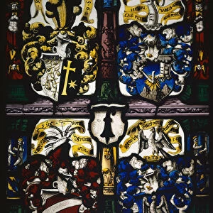 Coat Arms Deputates Basel Council 1561-1562 stained glass