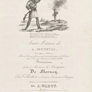 Composition honor Jenneval 1830 Aux Manes de A
