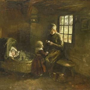 The cradle, Albert Neuhuys, 1897