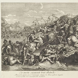 Crossing Granicus Battles Alexander Le Brun Charles