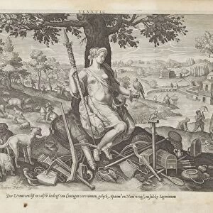 Diana patroness hunting Venatio title object