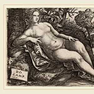 Domenico Campagnola (Italian, before 1500-1564), Venus Reclining in a Landscape, 1517