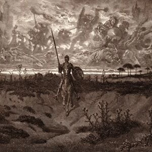 Don Quixote Setting out on his Adventures, by Gustave Dore. Dore, 1832 - 1883, French