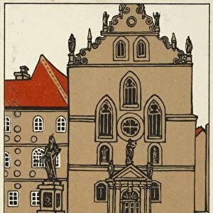 Drawings Prints, Print, Vienna, Franciscan Church, Wien, Die Franziskanerkirche, Artist