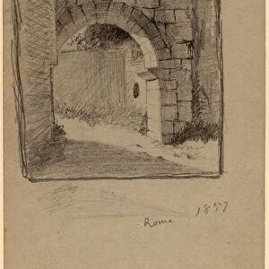 Elihu Vedder, Rome, American, 1836 - 1923, 1857, graphite on wove paper