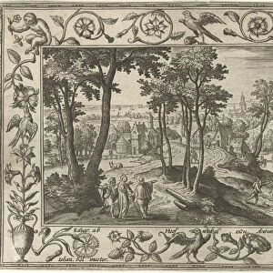 Emmaus, Adriaen Collaert, Eduwart van Hoeswinckel, 1582-1586