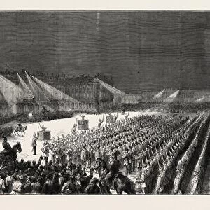 The Emperor of Germany at St. Petersburg, Russia: Military Concert by Electric Light