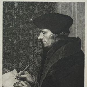 Erasmus Holbein 1863 Felix Bracquemond French