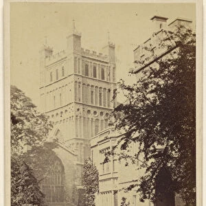 Exeter Cathedral. Palace Garden Attributed Francis Charles