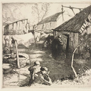 Fishermens Quarters Saint-Jean-de-Monts 1915