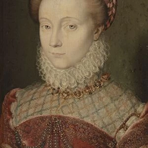FranAzois Clouet Portrait Woman c. 1560 Oil wood panel