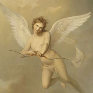 Fredric Westin Cupid Amor painting 1807 oil canvas