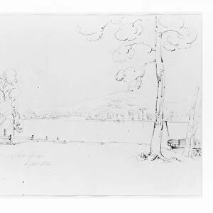 Head Lake George Sketchbook 1834 1838 Graphite
