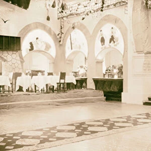 Hotels Mena House dining hall 1934 Egypt Cairo