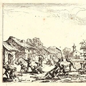 Jacques Callot (French, 1592 - 1635). The Revenge of the Peasants (La Revanche des Paysans)