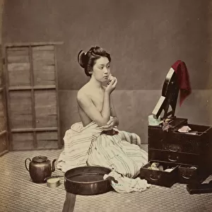 Japanese Toilet Kusakabe Kimbei Japanese 1841