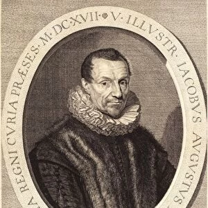 Jean Morin after Louis Elle I, French (c. 1600-1650), Jacques Auguste de Thou, etching