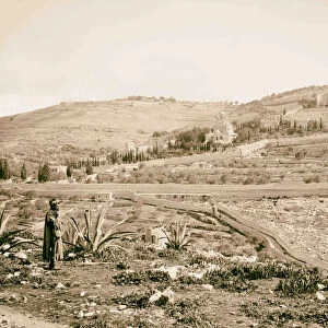 Jerusalem El-Kouds Mount Olives south 1898 Israel