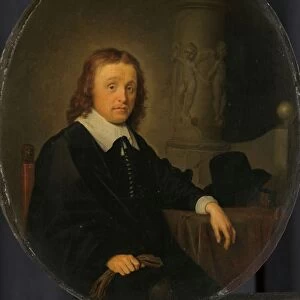 Johan Wittert van der Aa 1604-1670 Portrait Sitting