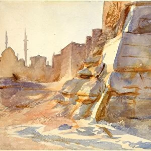 John Singer Sargent, Cairo, American, 1856-1925, 1905, watercolor over graphite
