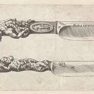 Two knives, Cherubino Alberti, Francesco Salviati, Anonymous, 1553 - 1615