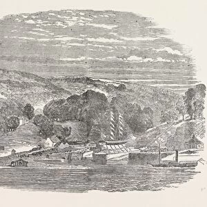 LAUNCH OF THE ALLEN GARDINER MISSION VESSEL, 1854. She is a fine schooner of 11 tons