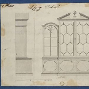 Library Bookcase Chippendale Drawings Vol II