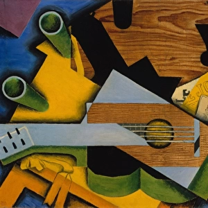 Life Guitar 1913 Oil canvas 26 x 39 1 / 2 66 100. 3 cm