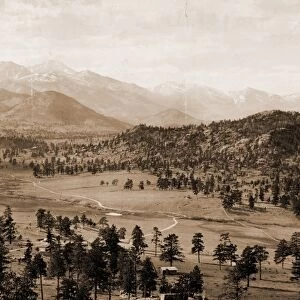 Longs Peak from Estes Park, Colorado, Jackson, William Henry, 1843-1942, Mountains
