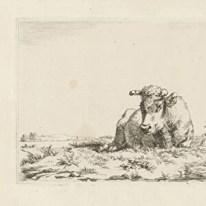 Lying cow, Pieter Gerardus van Os, 1798