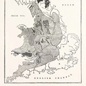 A Map Showing the Geological Position and Commercial Distribution of Coal in England
