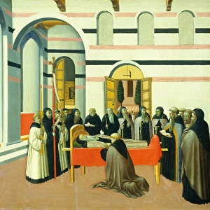 Master of the Osservanza (Sano di Pietro?), The Death of Saint Anthony, Italian