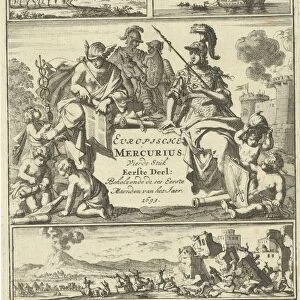 Minerva Mercury surrounded children playing Title page