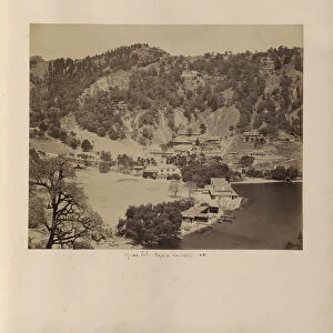 Nynee Tal Landslip 1881 Nainital India Albumen silver print
