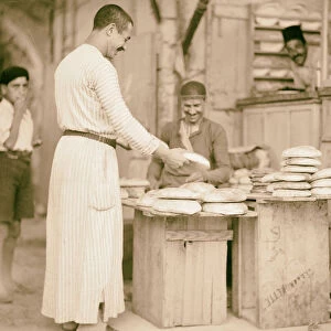 Old City bread seller 1934 Jerusalem Israel