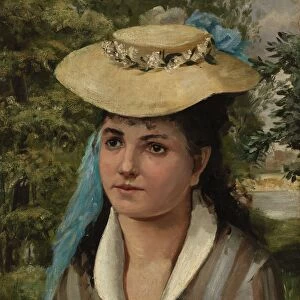 Pierre-Auguste Renoir Lise Straw Hat Jeune fille au chapeau de paille