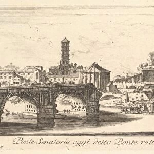 Plate 14 Senatorial Bridge today Ponte Rotto
