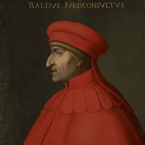 Portrait Baldo degli Ubaldi oil canvas 76. 5 x 63 cm