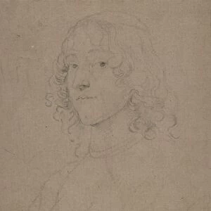 Portrait Study 1635-41 Black chalk sheet 9 7 / 8 x 8 3 / 16