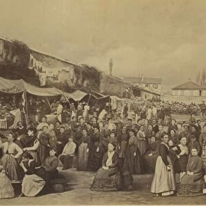 Prison des Chantiers, le 15 aot 1871, Versailles, 187071, Albumen silver print, glass negative