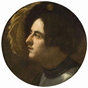 School Caravaggio Portrait Young Man 17th Century
