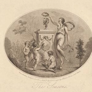 Seasons 1793 Stipple engraving Plate 5 9 / 16 6 7 / 8